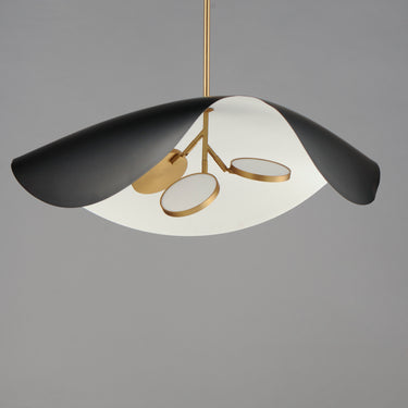 ET2 Carmen 32" LED Pendant Black/Gold