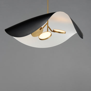 ET2 Carmen 32" LED Pendant Black/Gold