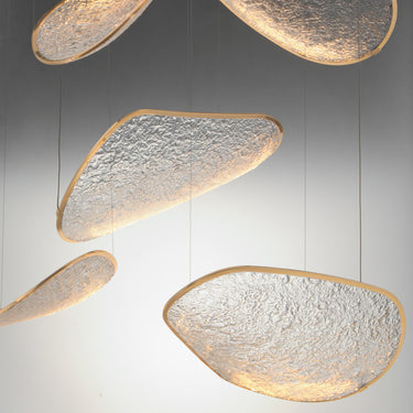 ET2 Moonscapes 5-Light LED Pendant Brushed Champagne