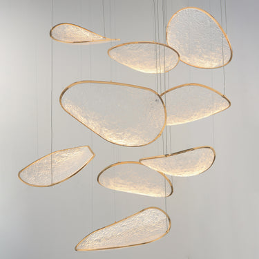 ET2 Moonscapes 9-Light LED Pendant Brushed Champagne