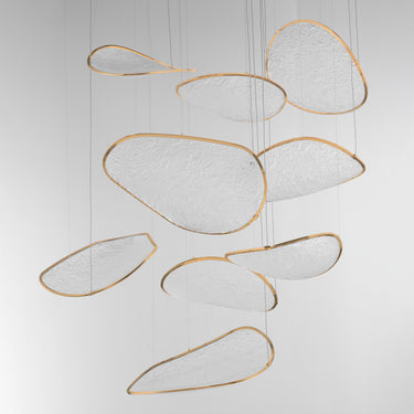 ET2 Moonscapes 9-Light LED Pendant Brushed Champagne