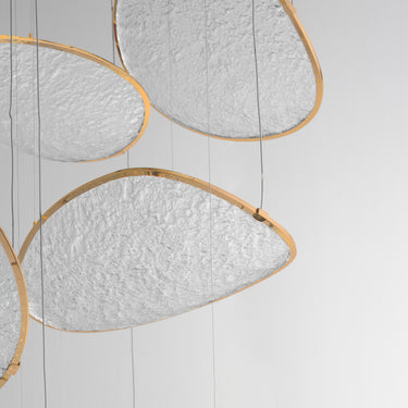 ET2 Moonscapes 9-Light LED Pendant Brushed Champagne