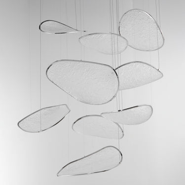 ET2 Moonscapes 9-Light LED Pendant Polished Chrome