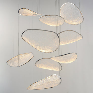 ET2 Moonscapes 9-Light LED Pendant Polished Chrome