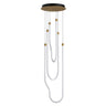 ET2 Soleil 3-Light LED Pendant Natural Aged Brass