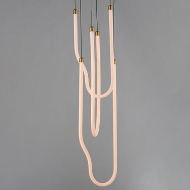 ET2 Soleil 3-Light LED Pendant Natural Aged Brass