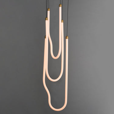 ET2 Soleil 3-Light LED Pendant Natural Aged Brass