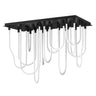 ET2 Soleil 14-Light LED SQ Flush Mount Black