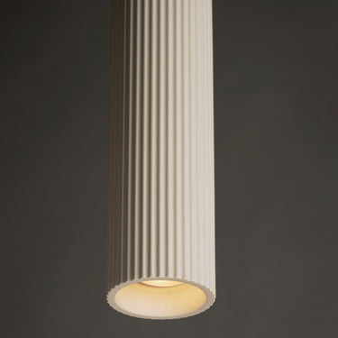 ET2 Pleat LED Plaster Pendant Black