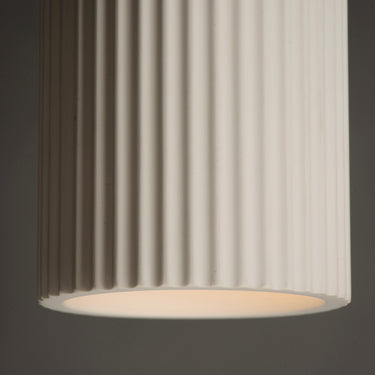 ET2 Pleat LED Plaster Pendant Black