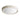 ET2 Souffle cast concrete flush mount, 18 in Chalk White, front view