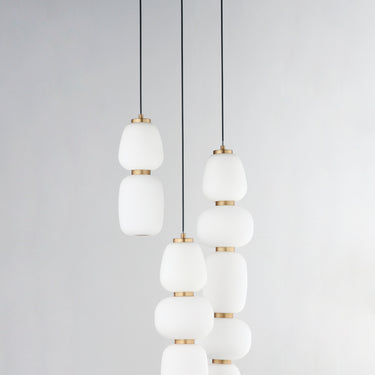 ET2 Soji 3-Light LED Pendant Black/Gold
