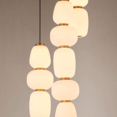 ET2 Soji 3-Light LED Pendant Black/Gold