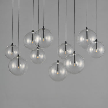 ET2 Global 10-Light LED Pendant Black