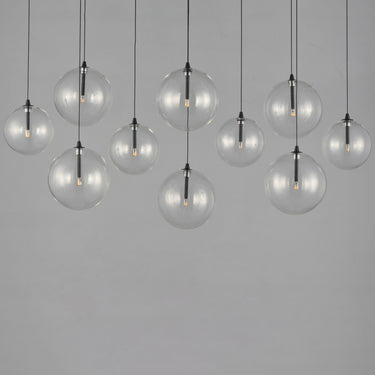 ET2 Global 10-Light LED Pendant Black