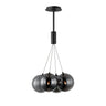 ET2 Burst 4-Light LED Pendant Smoke Black