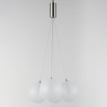 ET2 Burst 4-Light LED Pendant Frost Satin Nickel