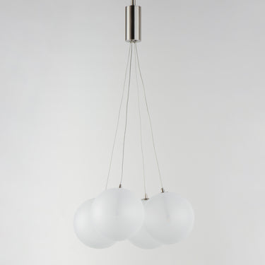 ET2 Burst 4-Light LED Pendant Frost Satin Nickel