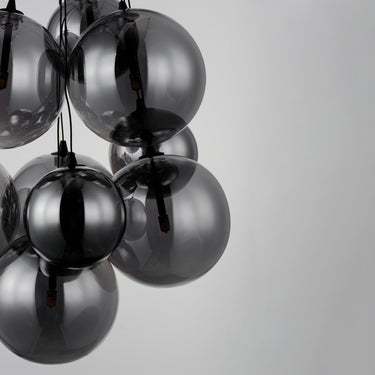ET2 Burst 9-Light LED Pendant Smoke Black