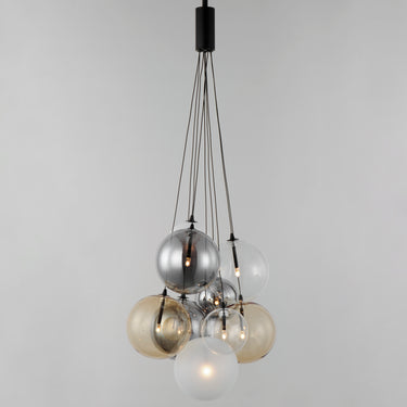 ET2 Burst 9-Light LED Pendant Mixed Black