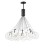 ET2 Burst 20-Light LED Pendant Clear Black