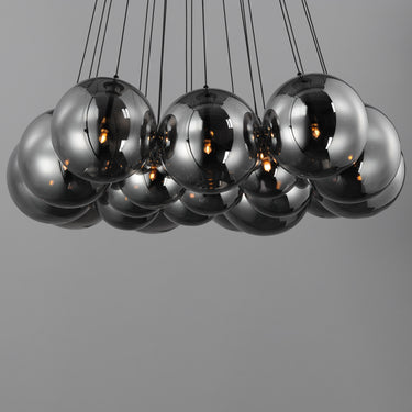 ET2 Burst 20-Light LED Pendant Smoke Black