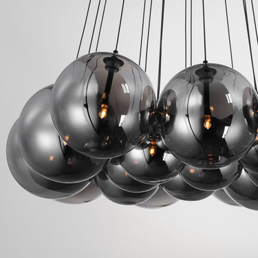 ET2 Burst 20-Light LED Pendant Smoke Black