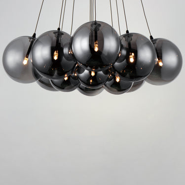 ET2 Burst 12-Light LED Pendant Smoke Black