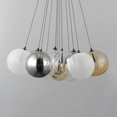 ET2 Burst 12-Light LED Pendant Mixed Black