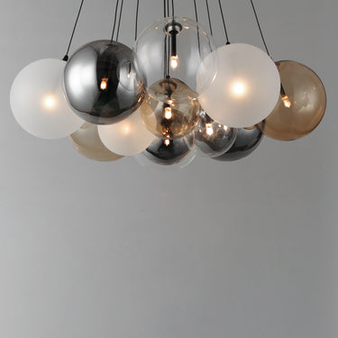 ET2 Burst 12-Light LED Pendant Mixed Black