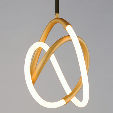 ET2 Mobius 12" LED Mini Pendant Black/Gold