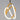 ET2 Mobius 12" LED Mini Pendant Black/Gold