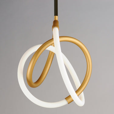ET2 Mobius 12" LED Mini Pendant Black/Gold
