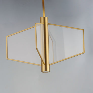ET2 Telstar 26" Wide LED Pendant Natural Aged Brass