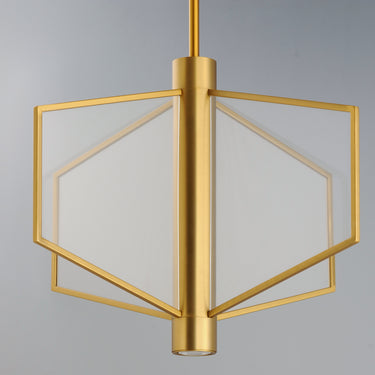 ET2 Telstar 26" Wide LED Pendant Natural Aged Brass