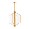 ET2 Telstar Medium LED Pendant Natural Aged Brass