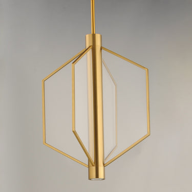 ET2 Telstar Medium LED Pendant Natural Aged Brass