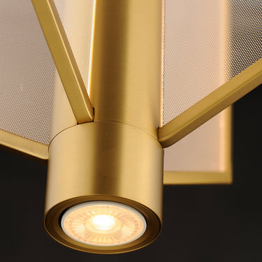 ET2 Telstar Medium LED Pendant Natural Aged Brass