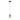 ET2 Nucleus 9" LED Pendant Black/Natural Aged Brass