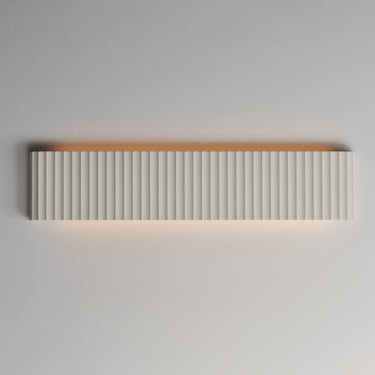 ET2 Delphi 30" LED Wall Sconce CCT Select Chaulk White