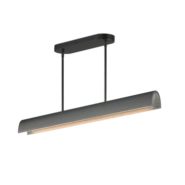 ET2 Matera linear arch pendant, 50 in Gray, front view