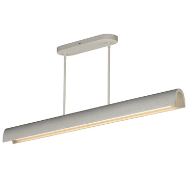ET2 Matera linear arch pendant, 60 in Chalk White, front view