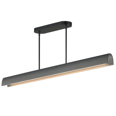 ET2 Matera linear arch pendant, 60 in Gray, front view