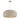 ET2 Cambria plaster shade pendant, 21.5 in Oyster, front view
