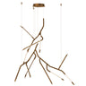ET2 Scion 53" 3-Light LED Pendant Weathered Brass