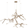 ET2 Scion 80" 3-Light LED Pendant Weathered Brass
