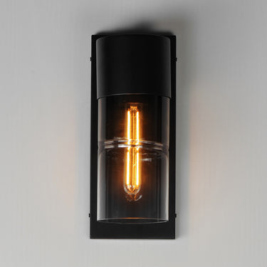 ET2 Smokestack Small LED Outdoor Wall Sconce Black
