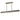 ET2 Lintel 59 in Titanium Travertine / Bronze, front view of the gray stone bar with bronze canopy on white