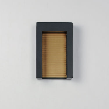 ET2 Alcove Small LED Outdoor Wall Sconce Black/Gold
