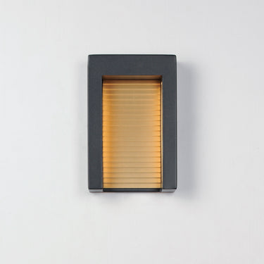ET2 Alcove Small LED Outdoor Wall Sconce Black/Gold